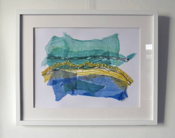 - a , Mixed Media Sculpture by Jo Hague, measuring 29 x 40 cm (H x W) framed at 43 x 54 cm £195
